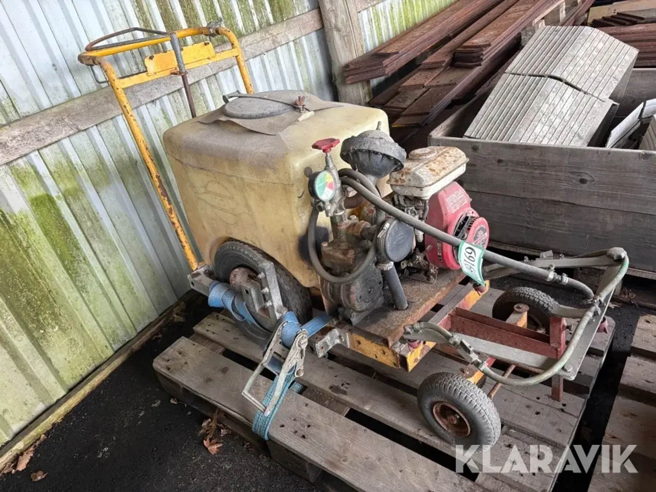 Billede 4 - Benzindrevet Marksprøjte 100 Liter 1 styk