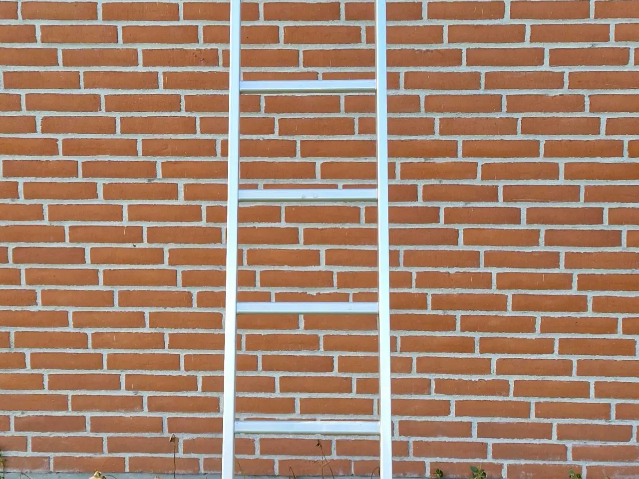 Billede 1 - Enkelt stige i aluminium 9 trin 2,7 meter