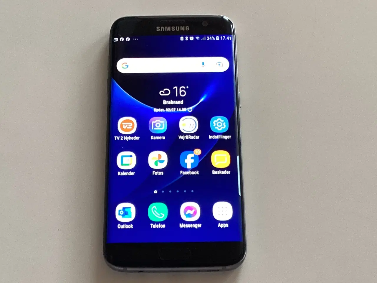 Billede 1 - Samsung Galaxy S7 edge mobil