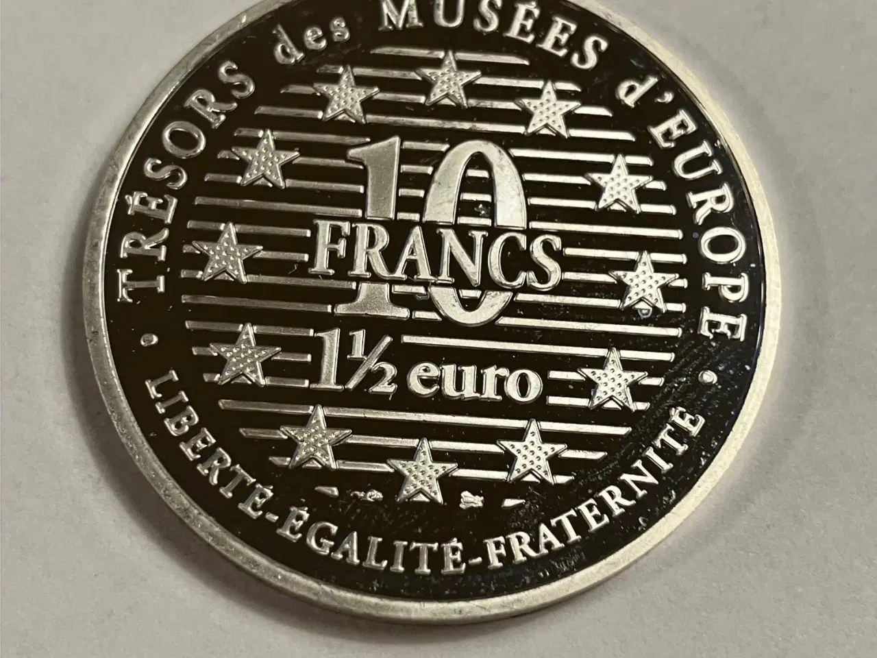 Billede 2 - 10 Francs / 1½ Euros - France - La Maja Vestida