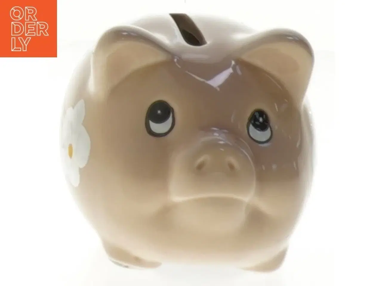 Billede 2 - Keramisk sparegris (str. 9 cm)