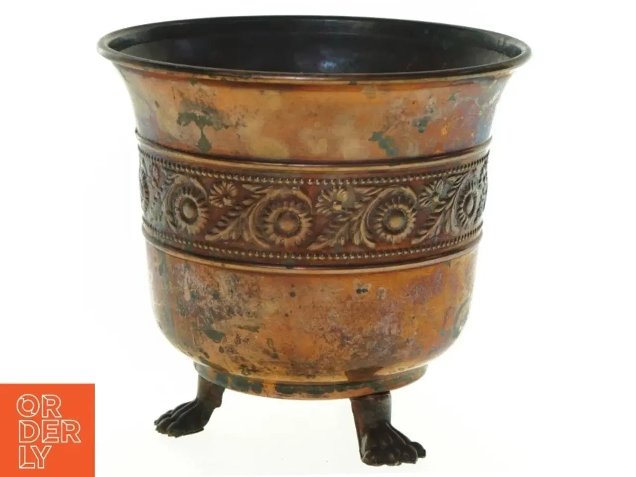 Billede 1 - Kobbervase (str. 17 x 17 cm)