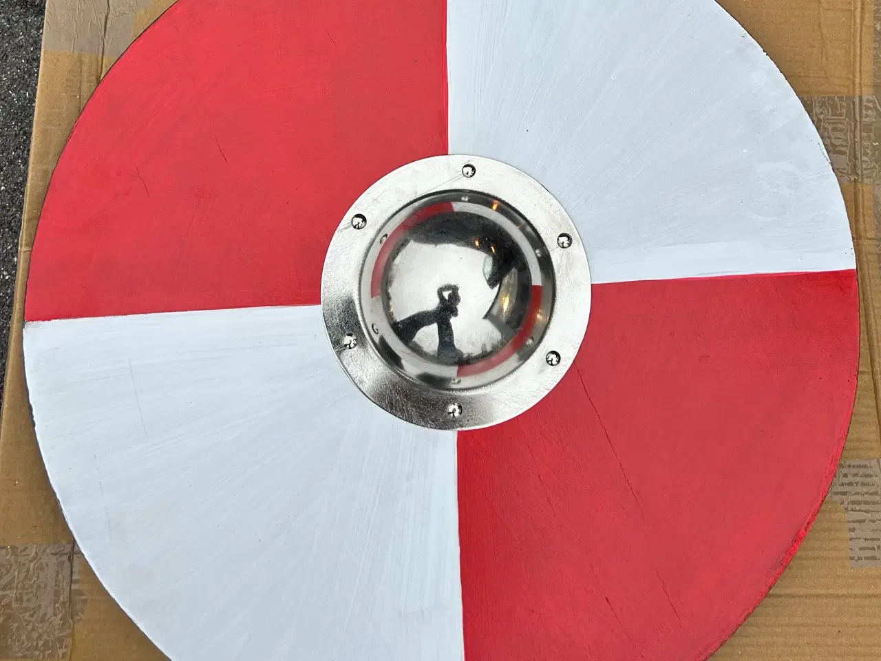 Billede 1 - Vikingeskjold i træ Ø61cm