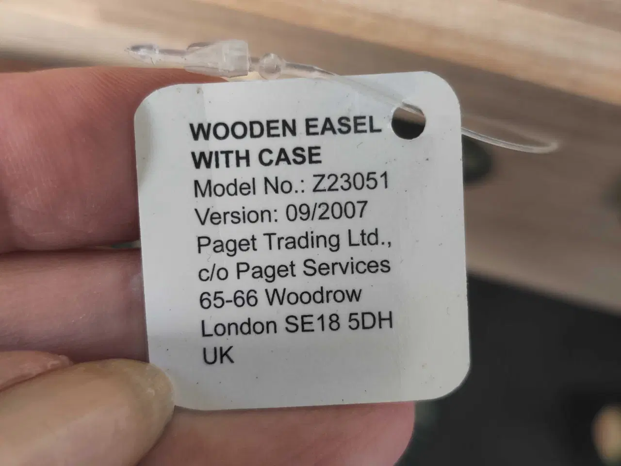 Billede 6 - Staffeli, Transportabelt justérbart i træ