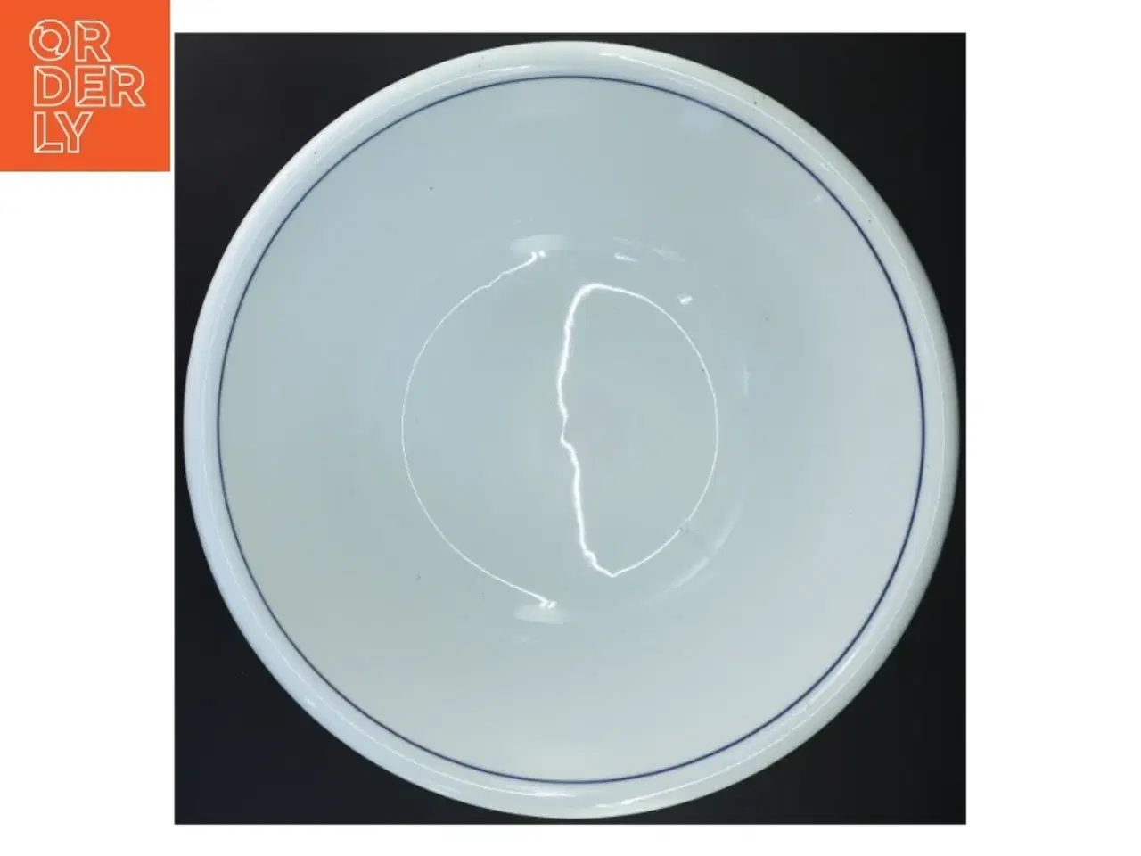 Billede 2 - Hvid keramik skål (str. 35x12 cm)