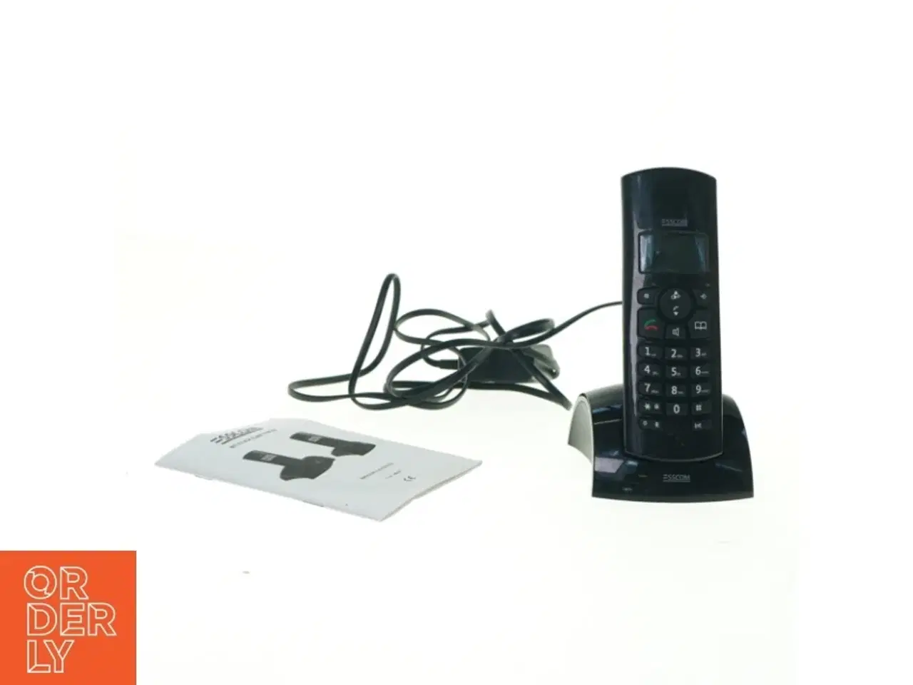 Billede 1 - Trådløs telefon fra Esscom (str. 17,5 x 8,5 cm)