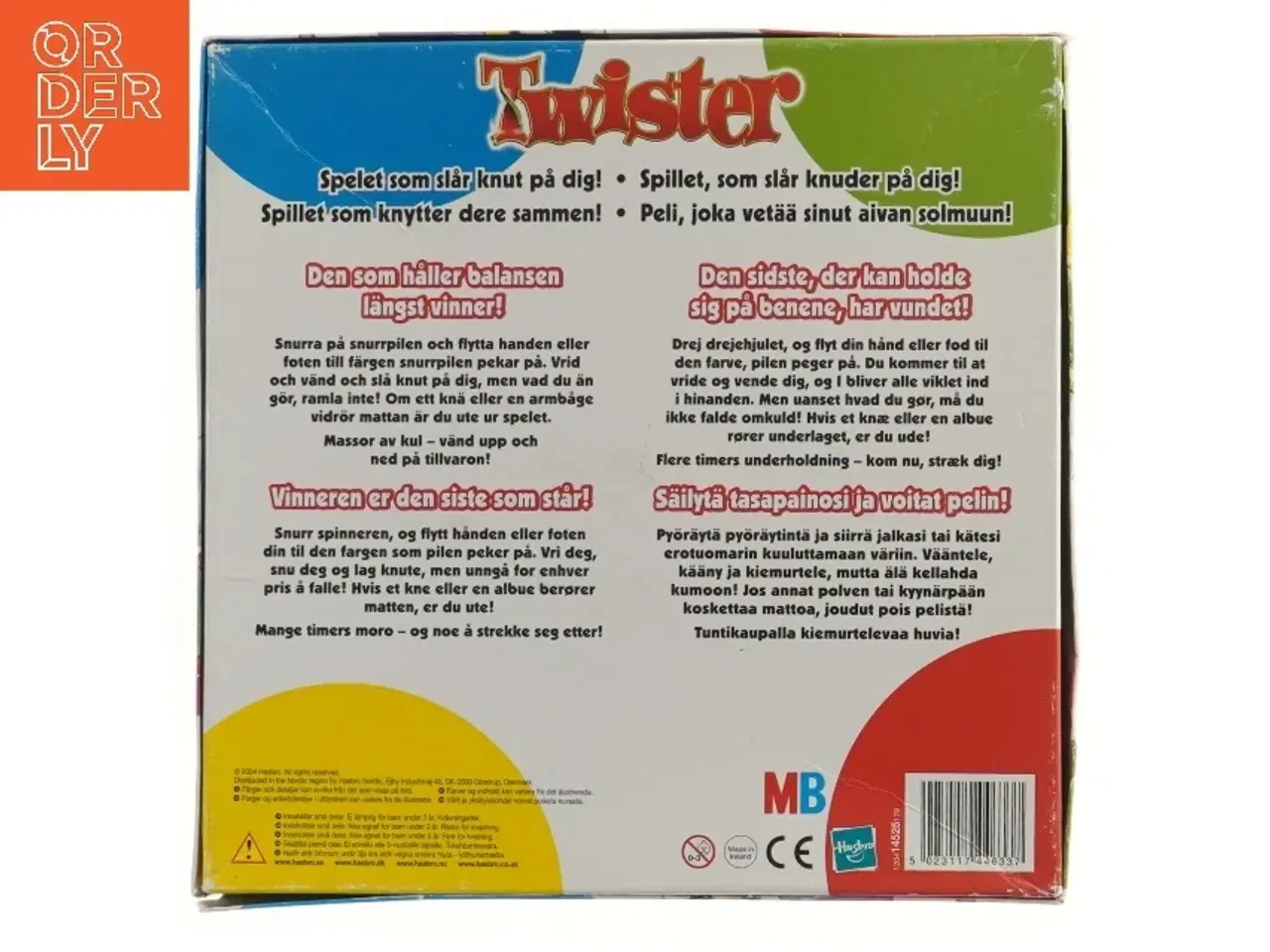 Billede 2 - Twister spil (str. 27x27 cm)
