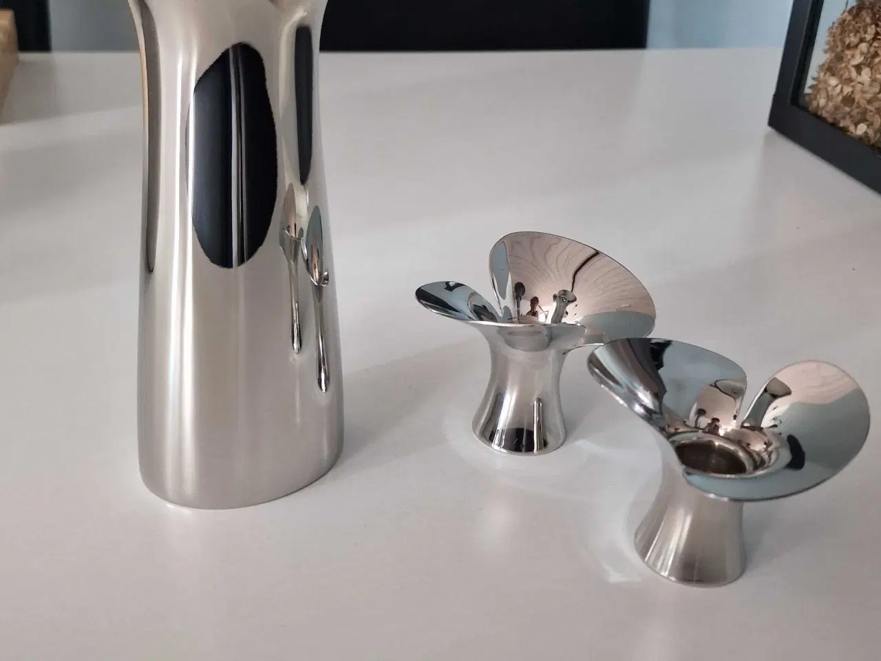 Billede 2 - Georg Jensen vase og stager