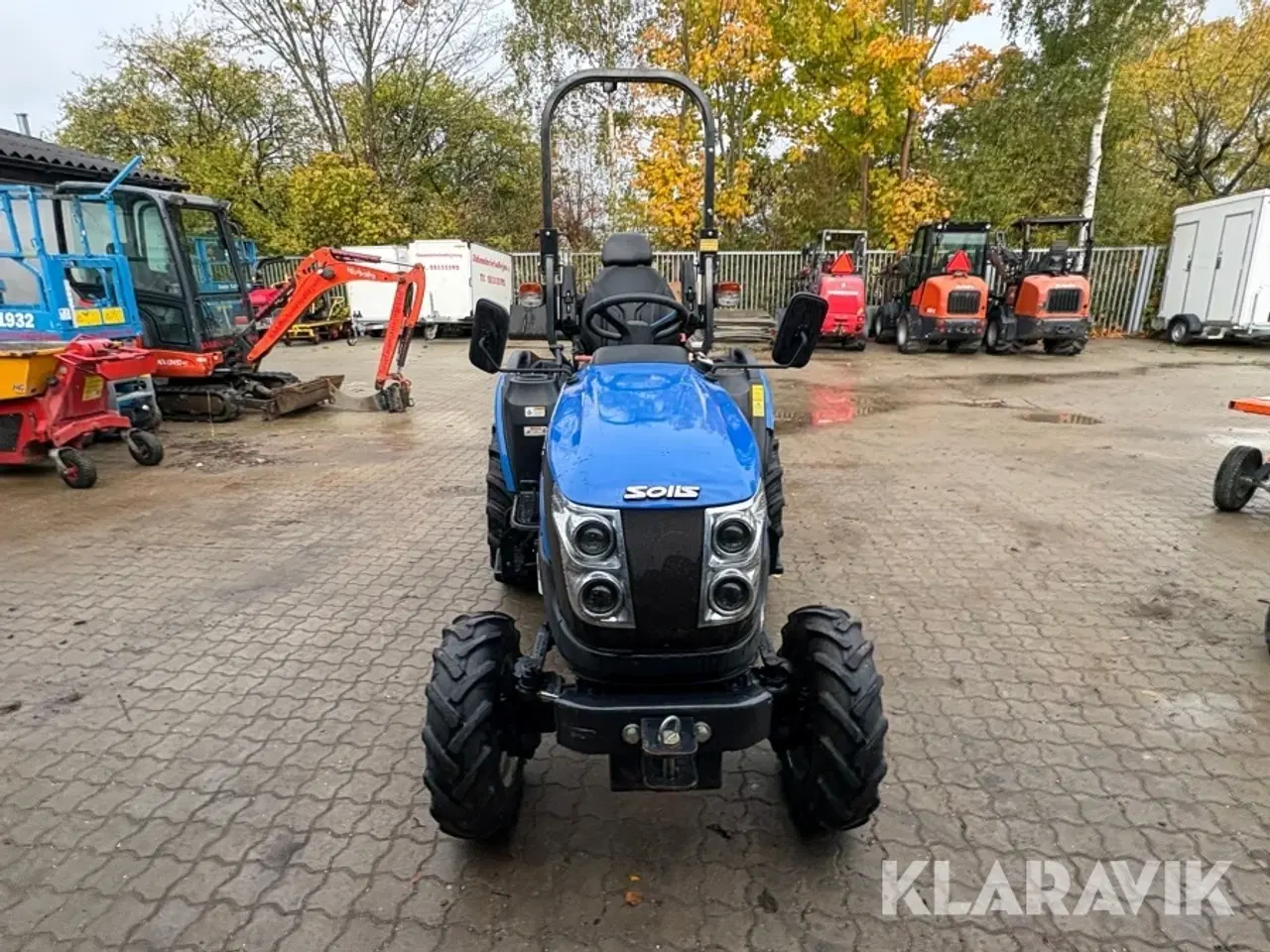 Billede 8 - Minitraktor Solis H26 hst med stennedlægningsfræser