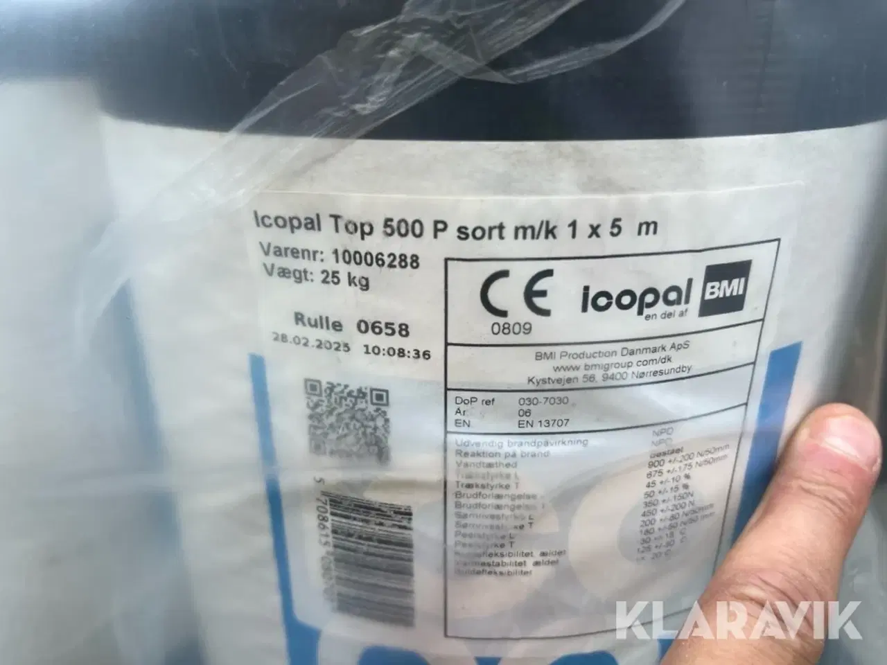 Billede 4 - Tagpap Icopal Top 500 P 25 ruller