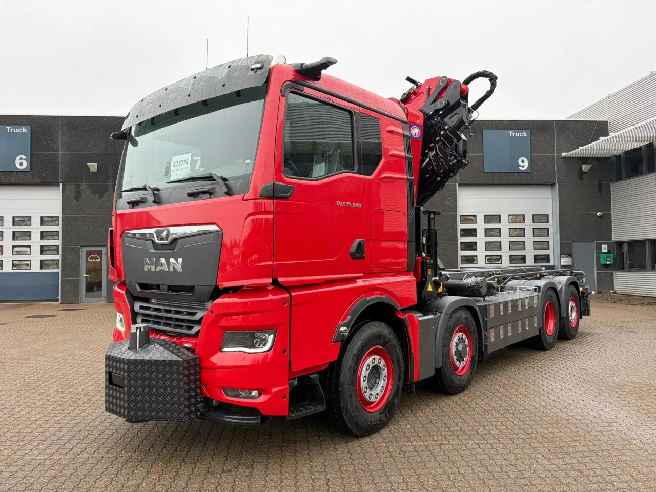 Billede 1 - MAN TGX 35.540 8X2H-6 BL CH, Hejs-kran