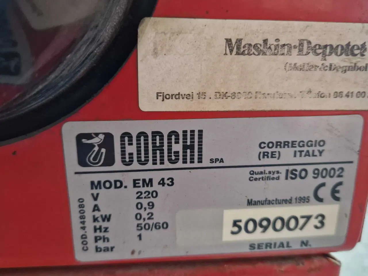 Billede 5 - Corchi EM 43 afbalanceringsmaskine