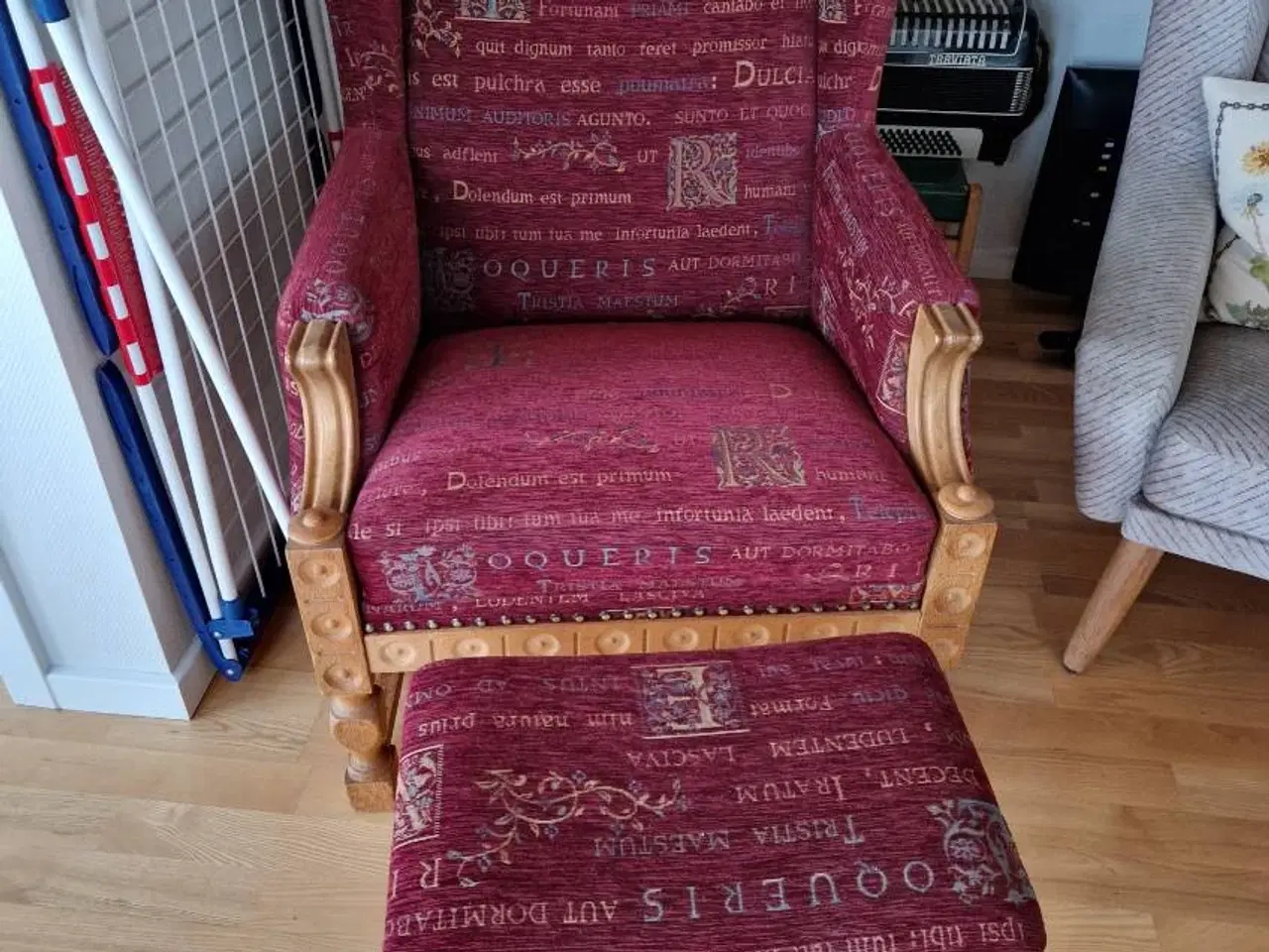 Billede 1 - Antik lænestol i god stand 