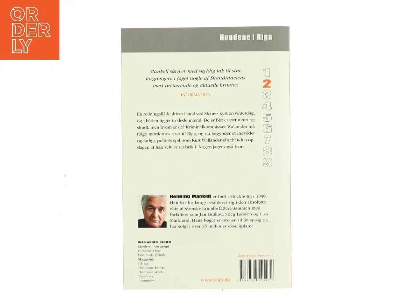 Billede 2 - Hundene i Riga : en sag for kriminalkommissær Wallander af Henning Mankell (Bog)