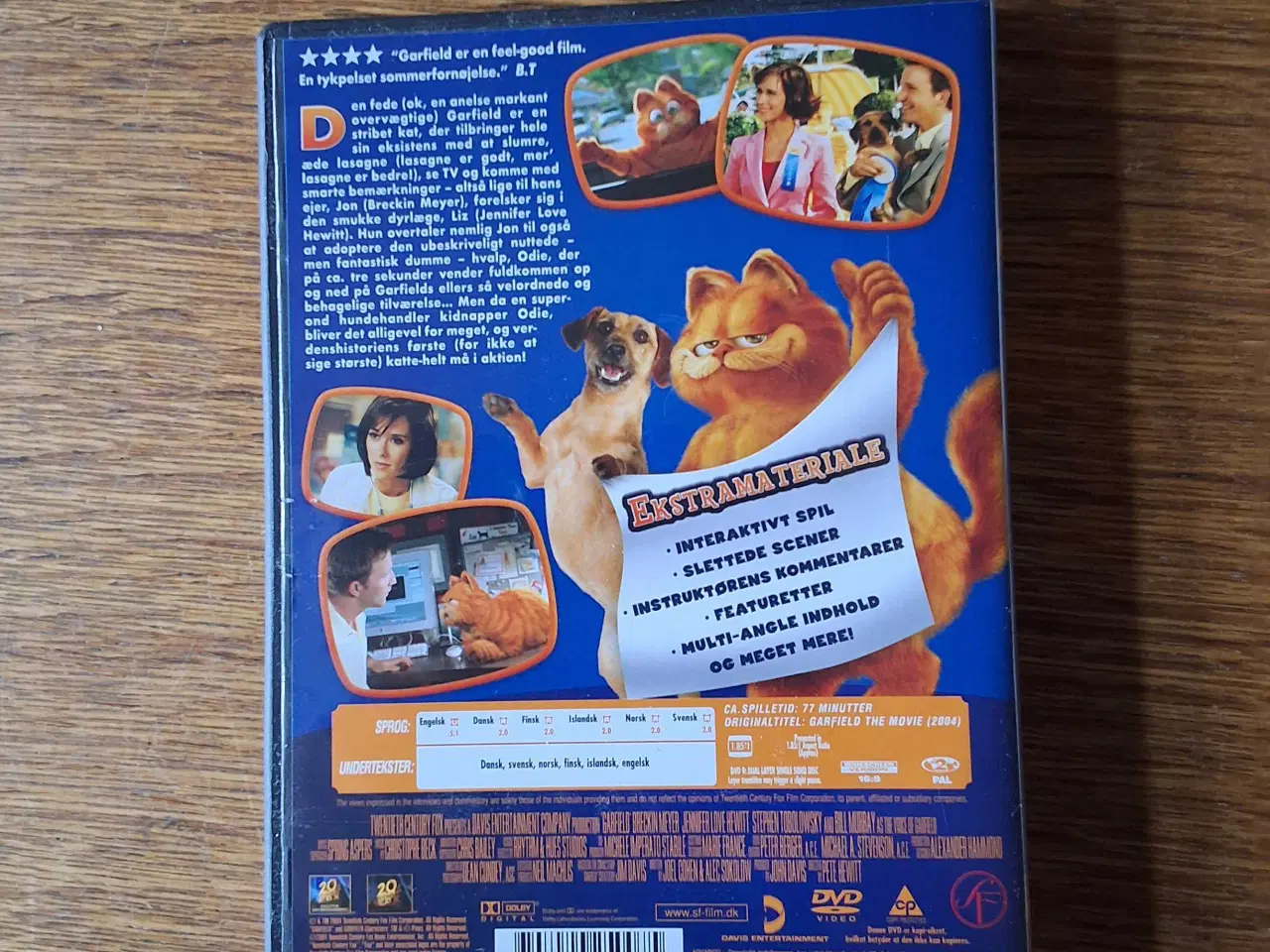 Billede 2 - GARFIELD - The movie. DVD-tegnefilm.