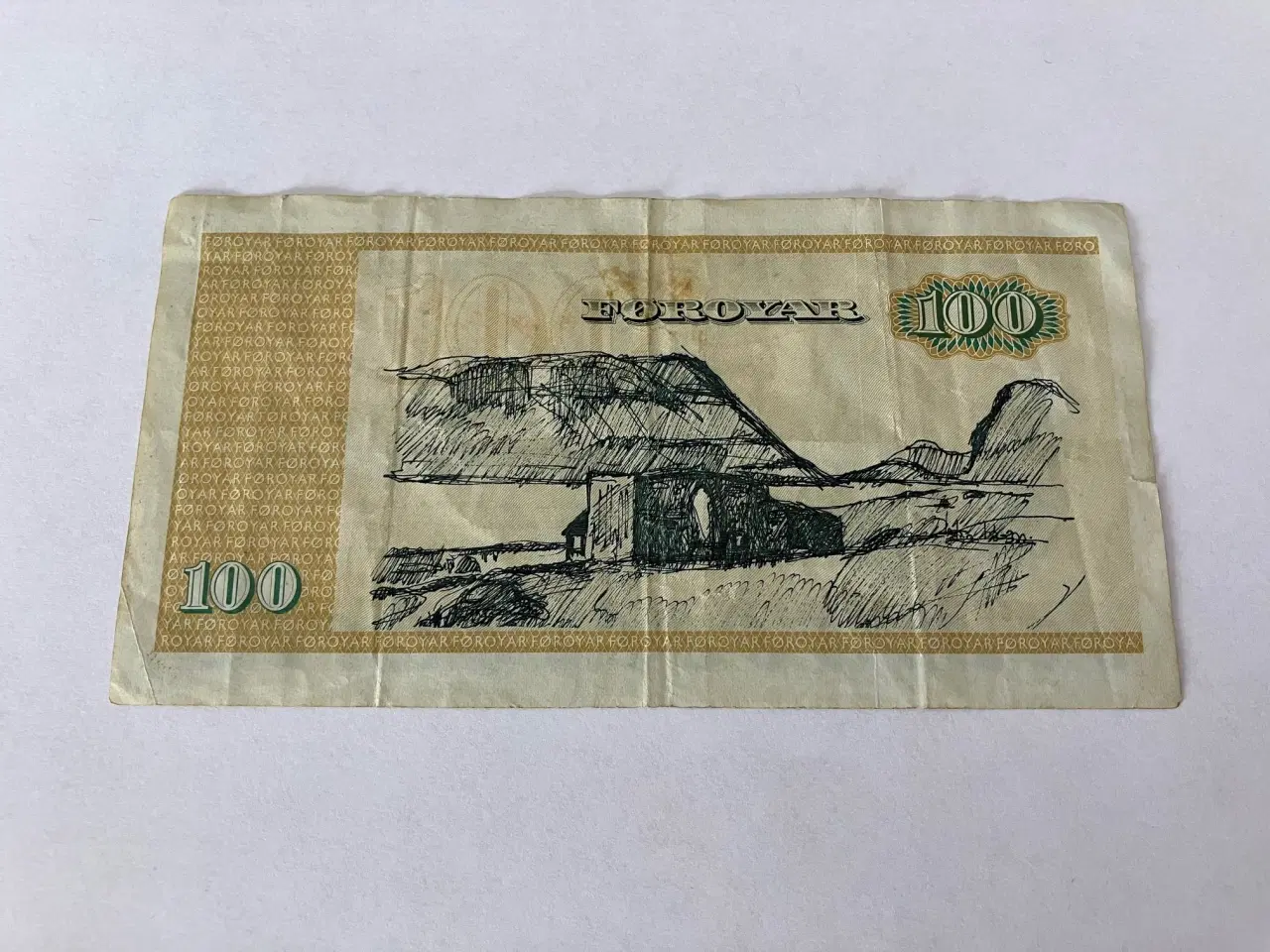 Billede 2 - 100 Kronur Færøerne 1978