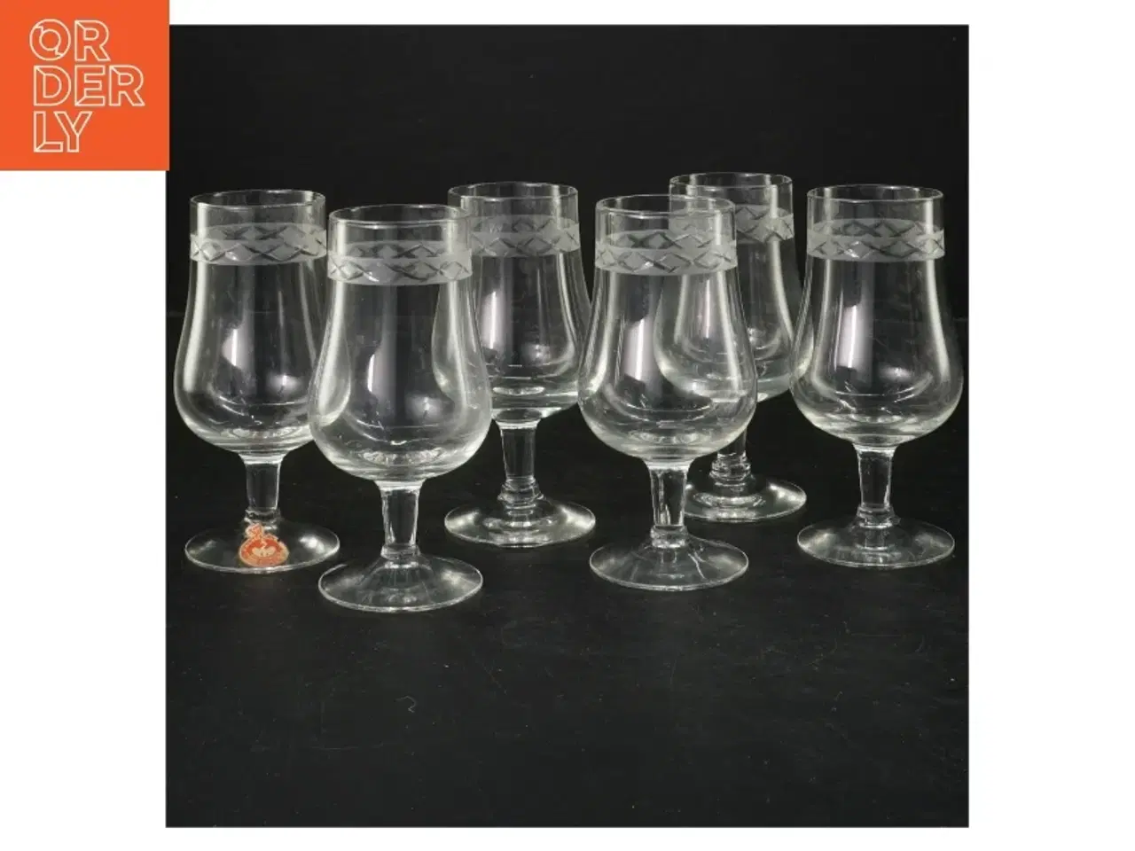 Billede 1 - Sæt med 6 glas (str. 12 cm)