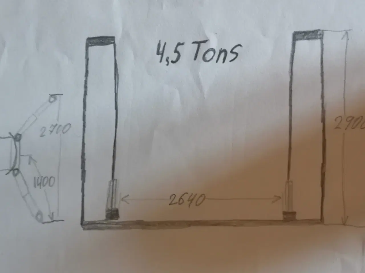 Billede 3 - Billift 4,5 tons 