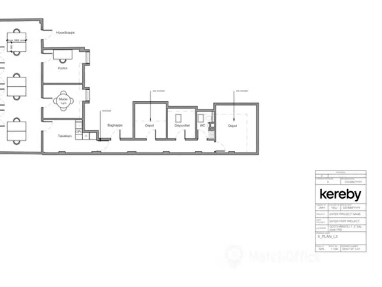 Billede 13 - Flot kontor på Godhåbsvej 7. 3 sal Frederiksberg.