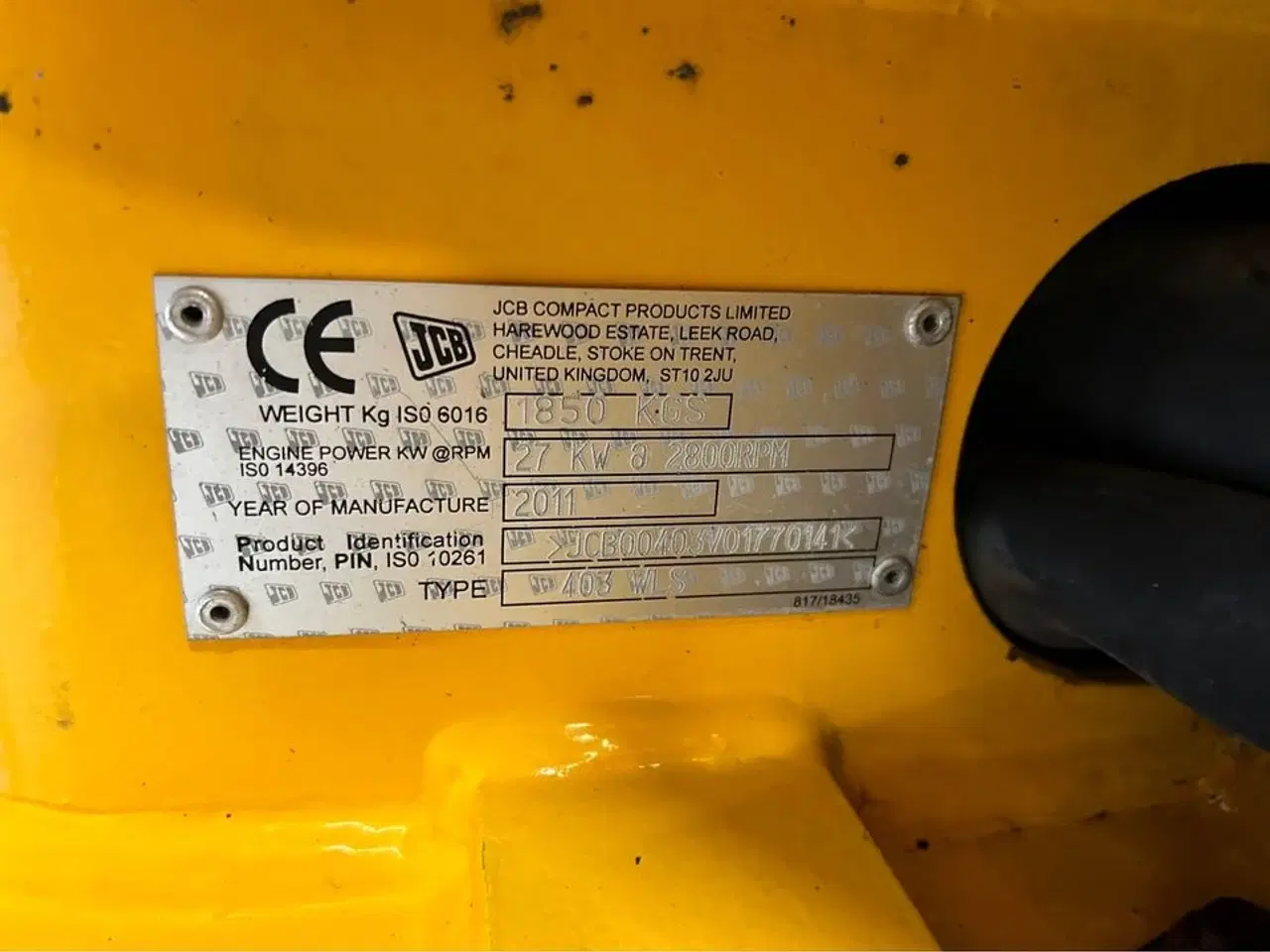 Billede 7 - JCB 403 Minilæsser