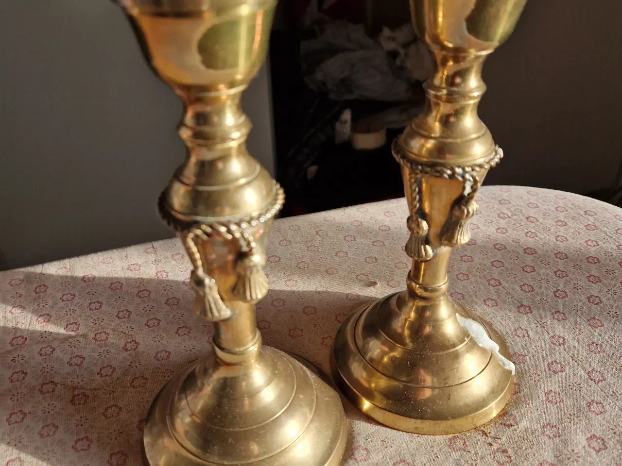 Billede 2 - Messing lysestager 