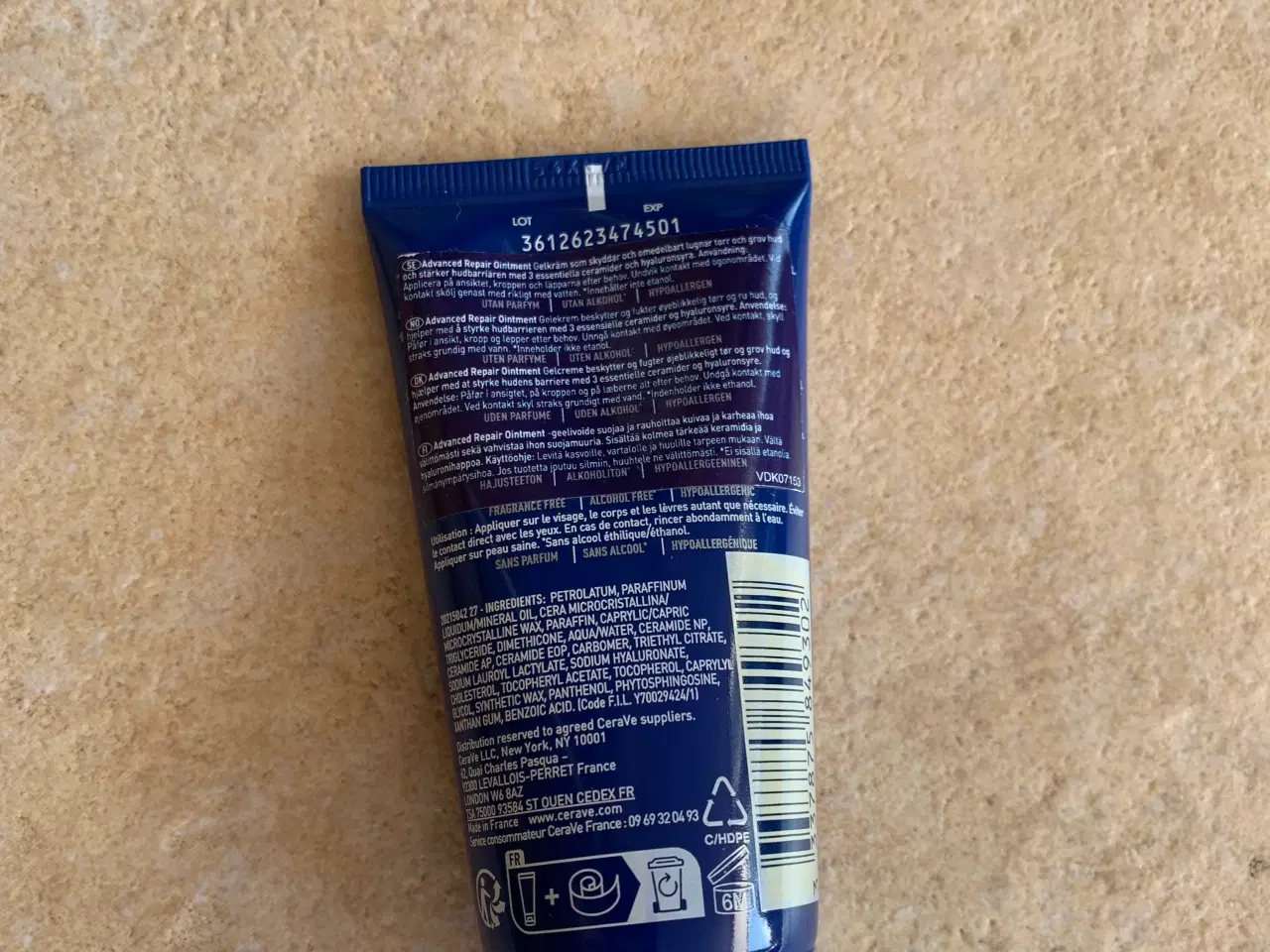 Billede 2 - Cerave repair ointment creme 50 ml 