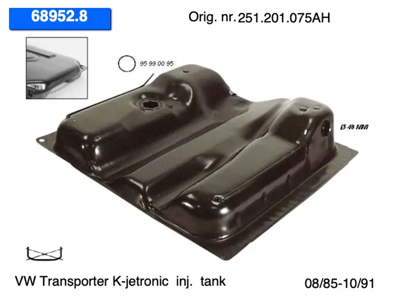 Billede 2 - VW Transporter K-jetronic inj. (85-91) tank