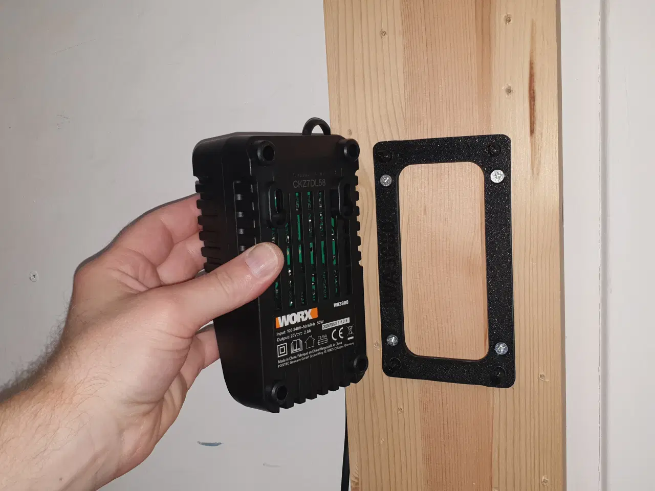 Billede 4 - WORX 20v holder og belsag