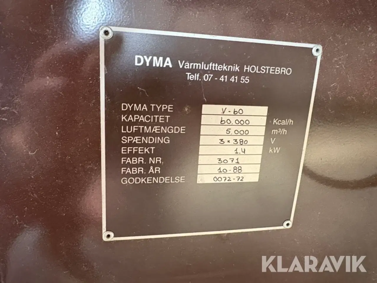 Billede 10 - Kaloriefærer Dyma V-60