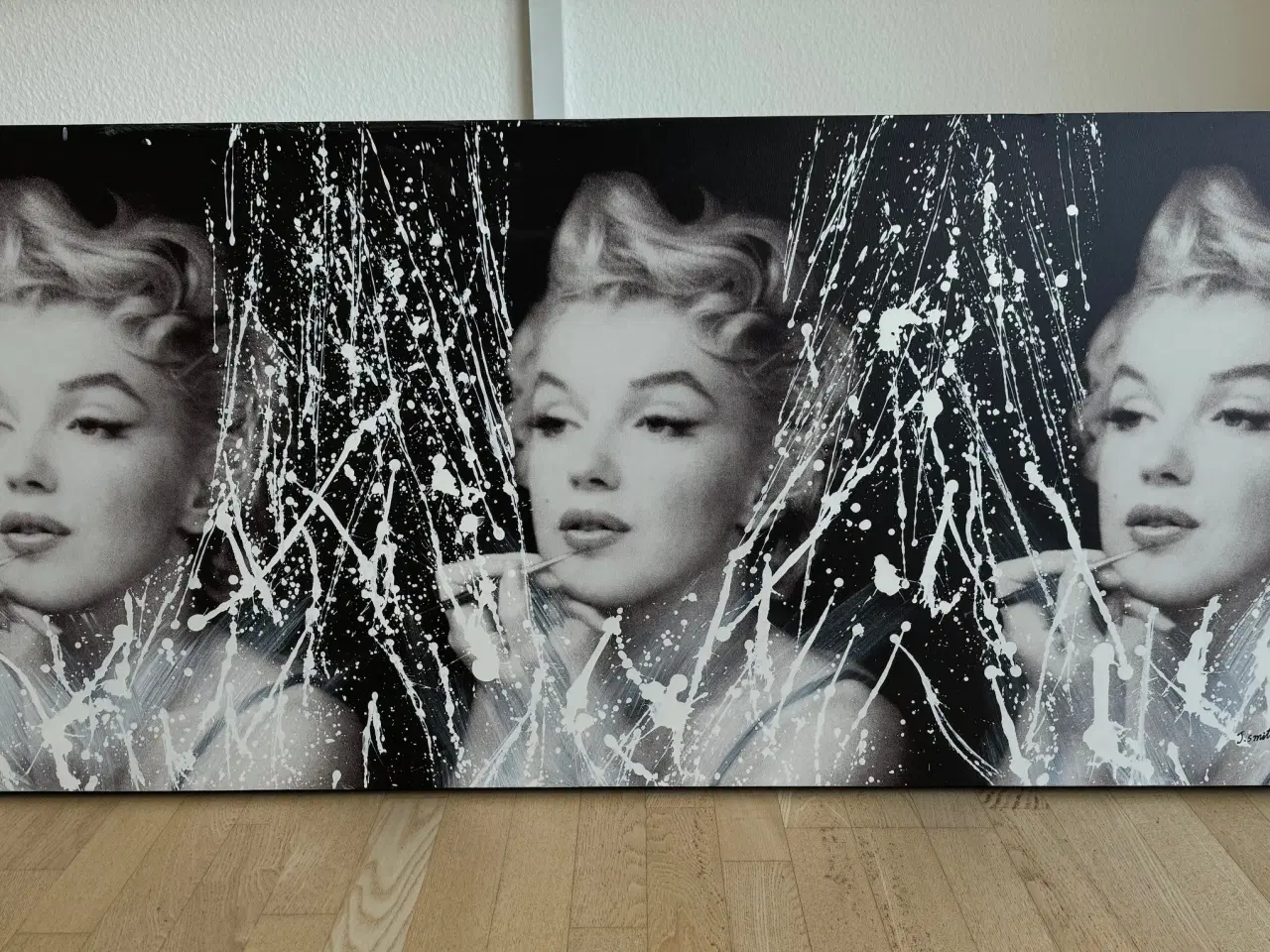 Billede 1 - Marilyn Monroe Kunsttryk (Lærredtryk)