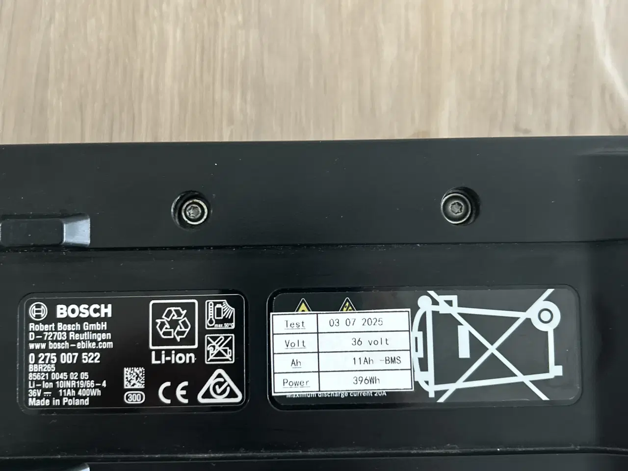 Billede 2 - Bosch batteri til elcykel