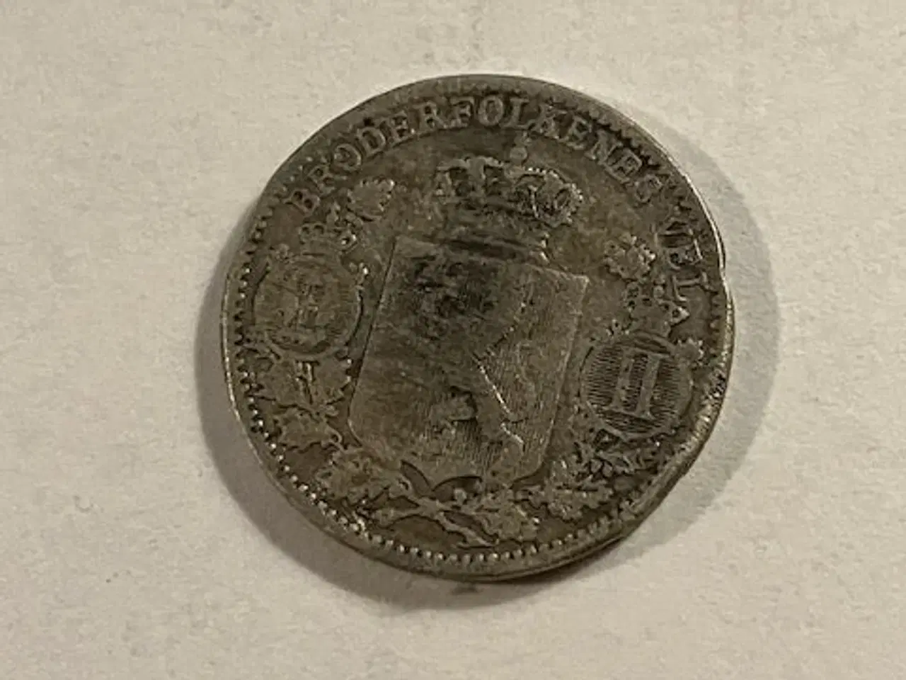 Billede 2 - 25 øre 1899 Norge