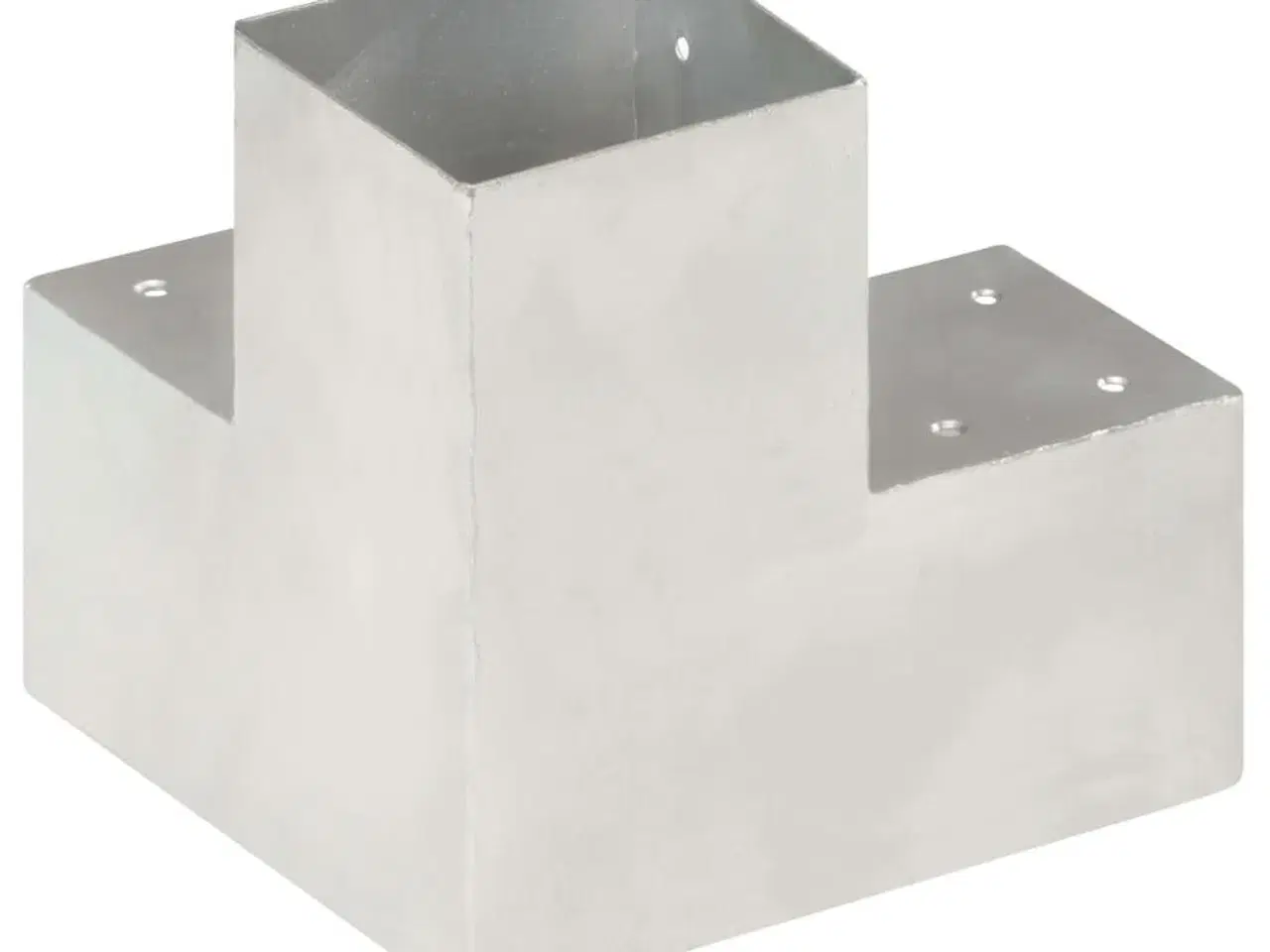 Billede 5 - Stolpebeslag Y-form 4 stk. 101x101 mm galvaniseret metal