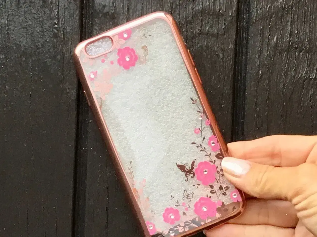 Billede 15 - Silikone cover med similisten blomster til iPhone 