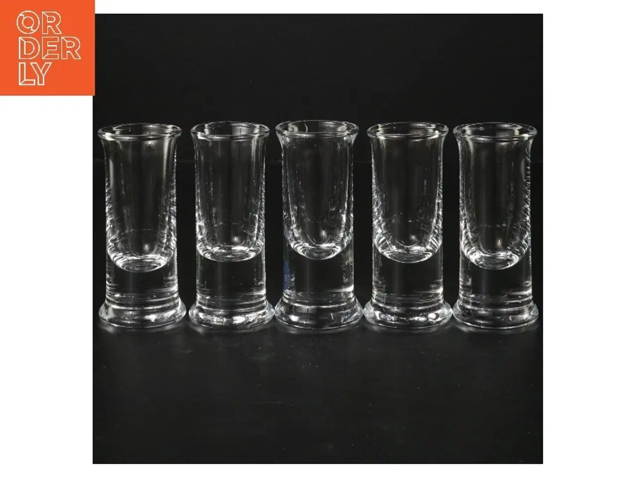 Billede 1 - Holmegaard nr 5 snapseglas , 5 styk (str. 5 styk, 9,5 cm)
