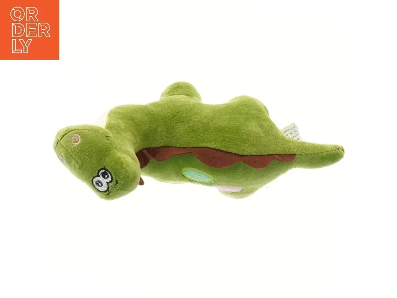 Billede 3 - Grøn dinosaur bamse fra Gammelholm Games (str. 25 cm)