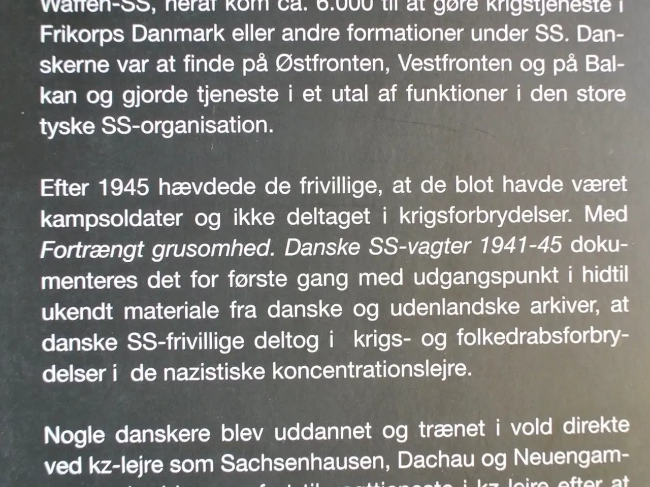 Billede 4 - fortrængt grusomhed - danske ss-vagter 1941-45, af