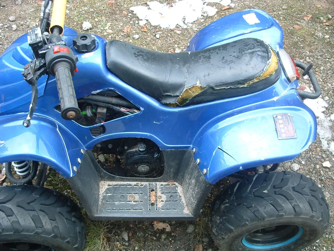 Billede 1 - blå børne atv 110ccm