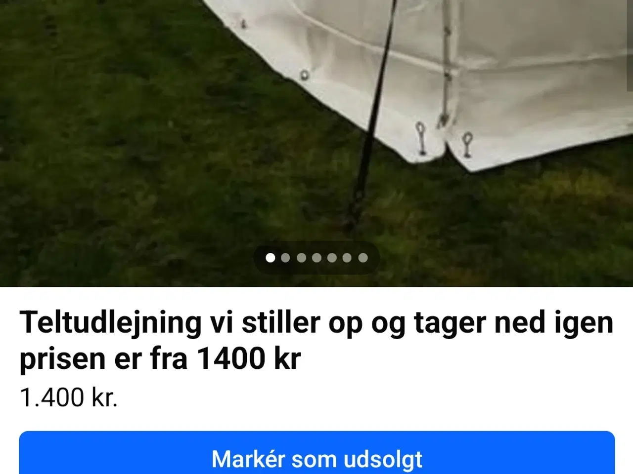 Billede 1 - Teltudlejning borde stole og gulve se priser