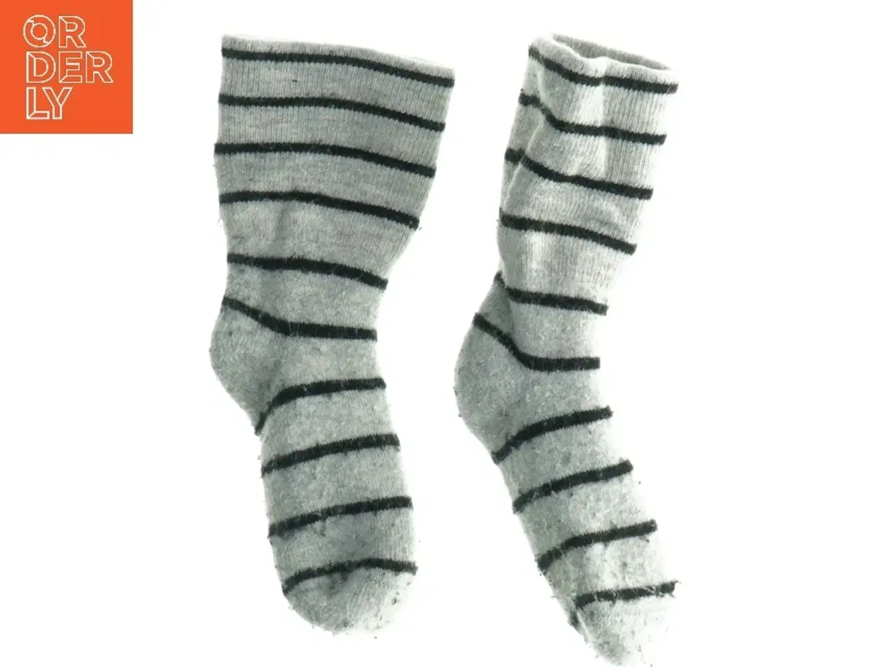 Billede 1 - Stribede sokker (str. Fodlængde, 10 cm)