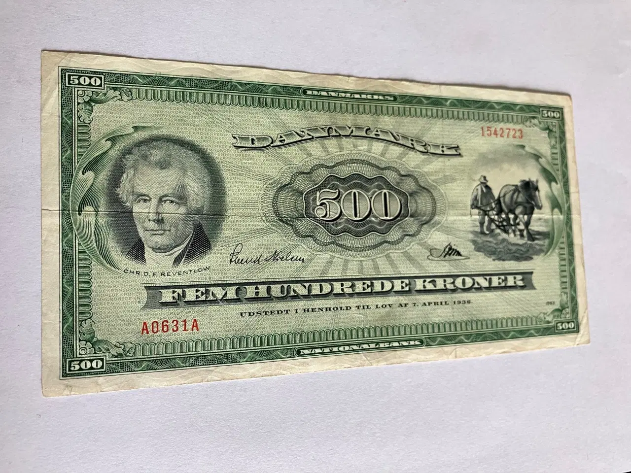 Billede 1 - 500 Kroner A0 1963