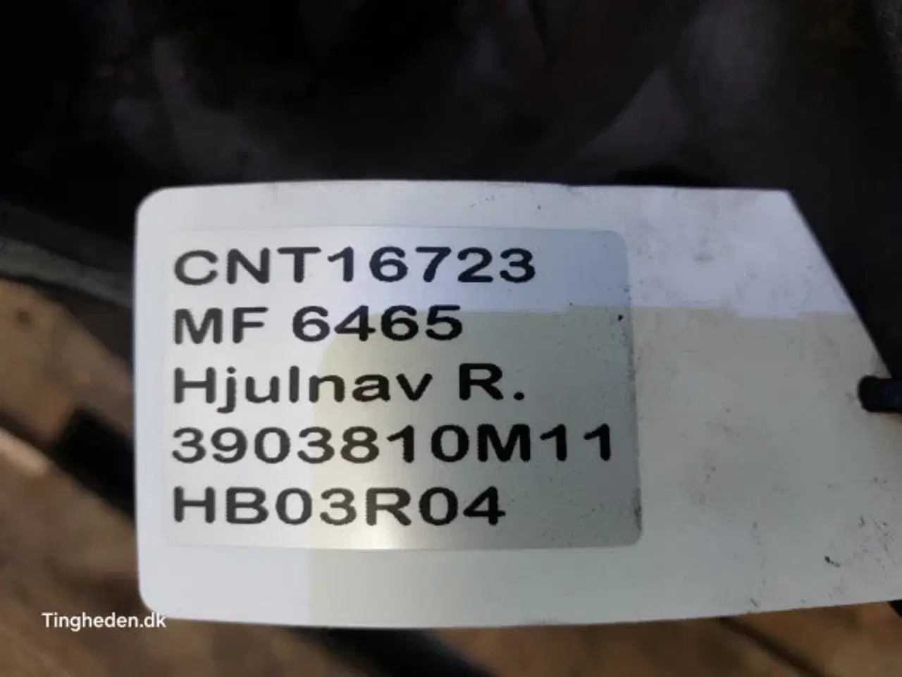 Billede 15 - Massey Ferguson 6465 Hjulnav R. 3903810M11