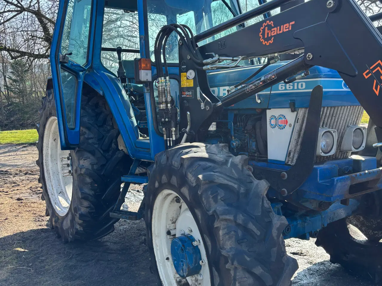 Billede 5 - Ford 6610 med næsten ny frontlæsser