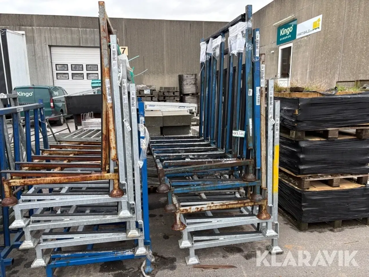 Billede 2 - Stål glasstativer Glassolution / scanglas 10 styk