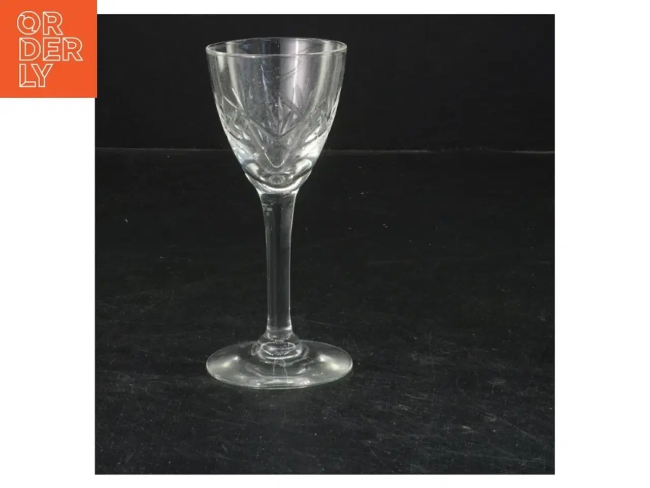 Billede 1 - Klassisk glas med mønster (str. 12x6 cm)