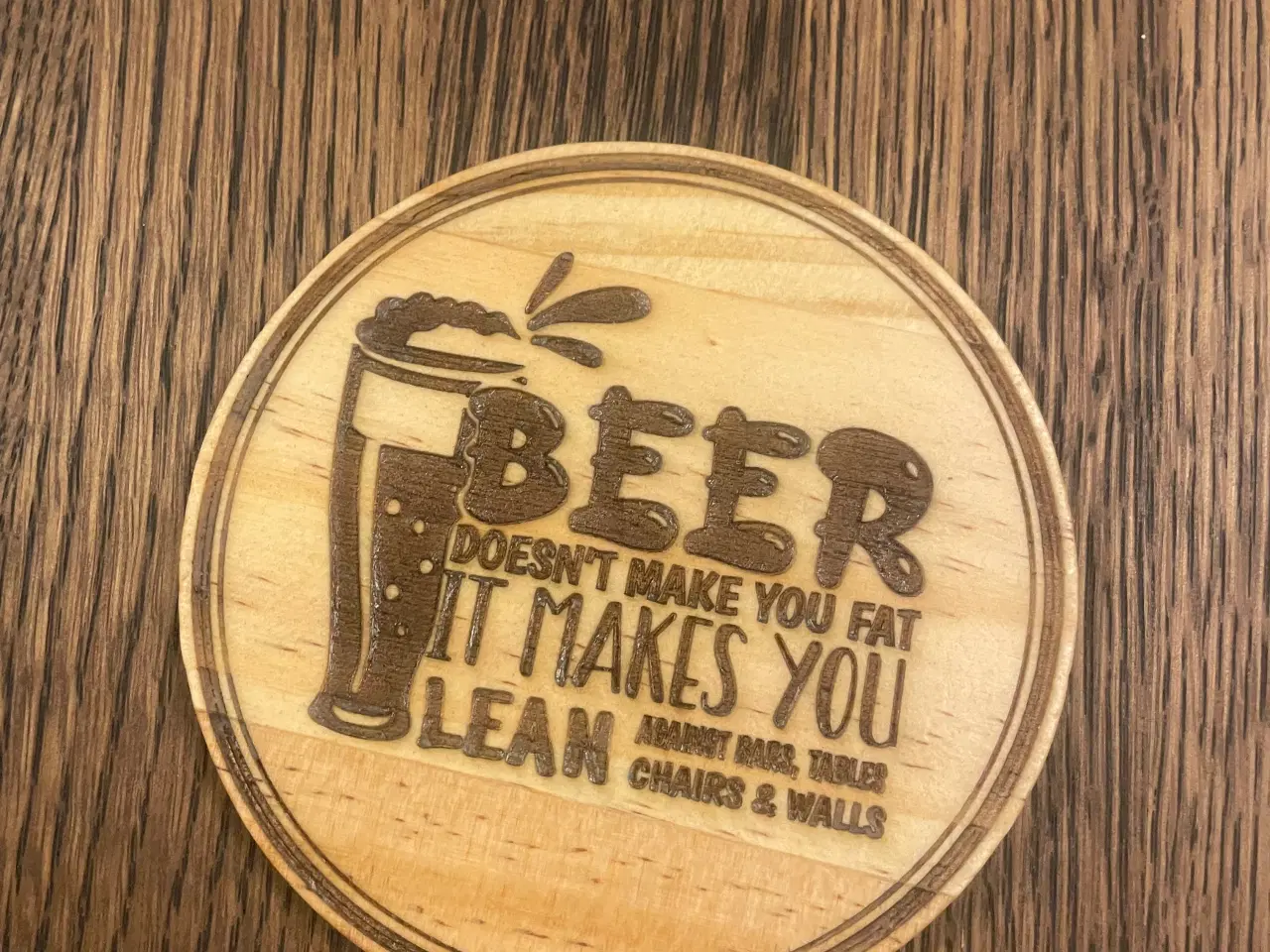 Billede 3 - Flotte håndlavede ølbrikker.