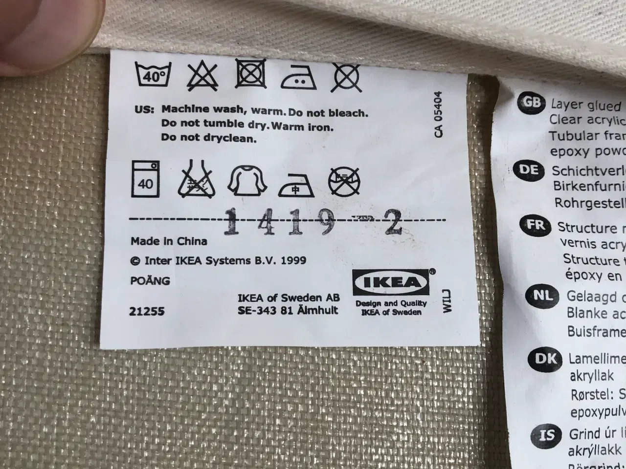Billede 3 - Ikea POÄNG Lænestol til børn