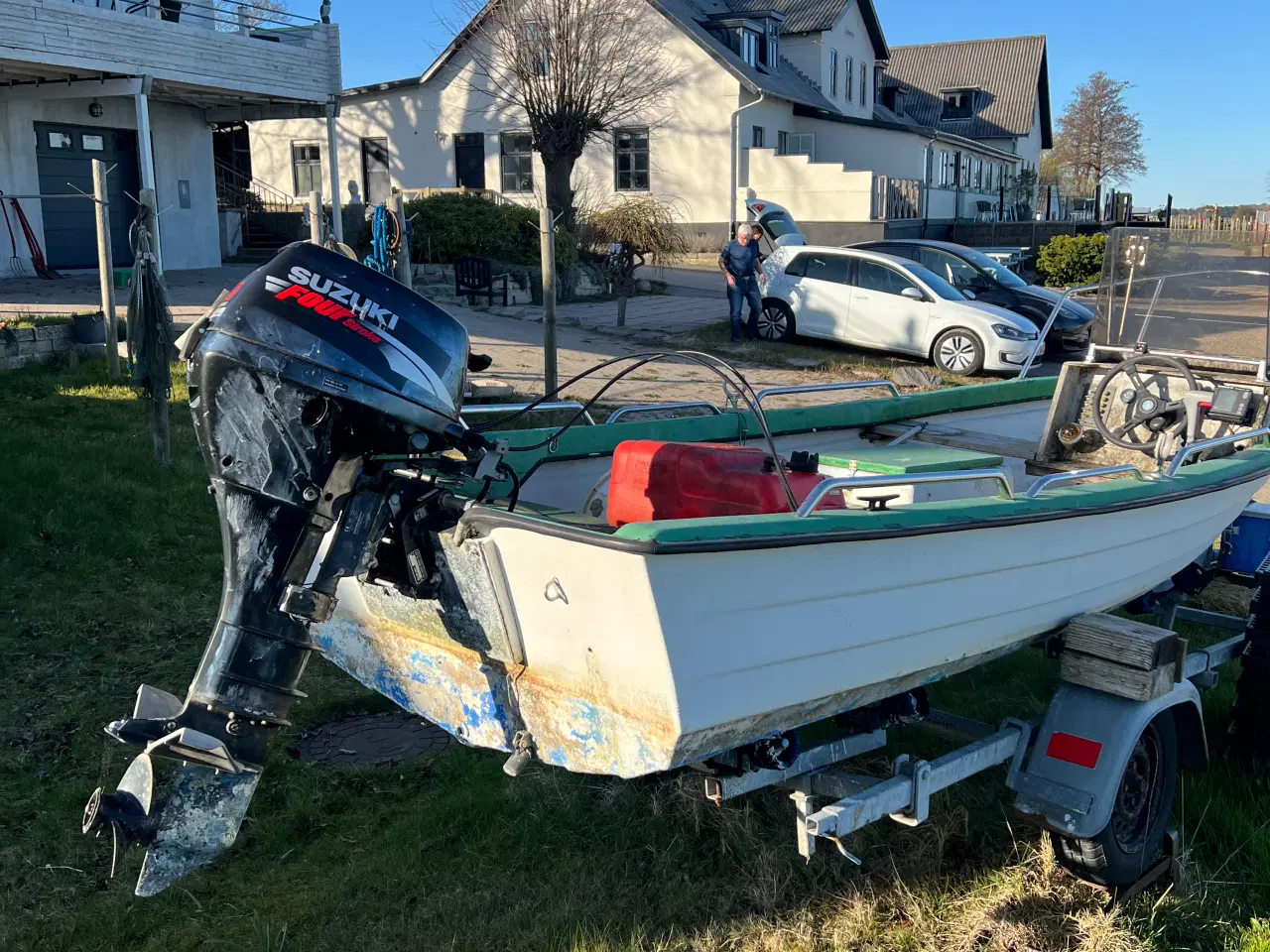 Billede 3 - Fiskebåd med Suzuki påhængsmotor (15 hk) + trailer