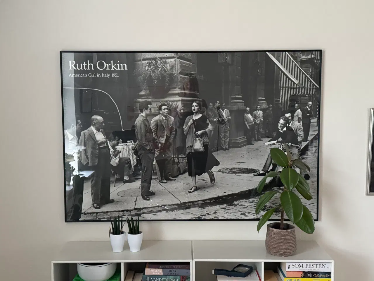 Billede 1 - Stort billede sort/hvid indrammet professionelt