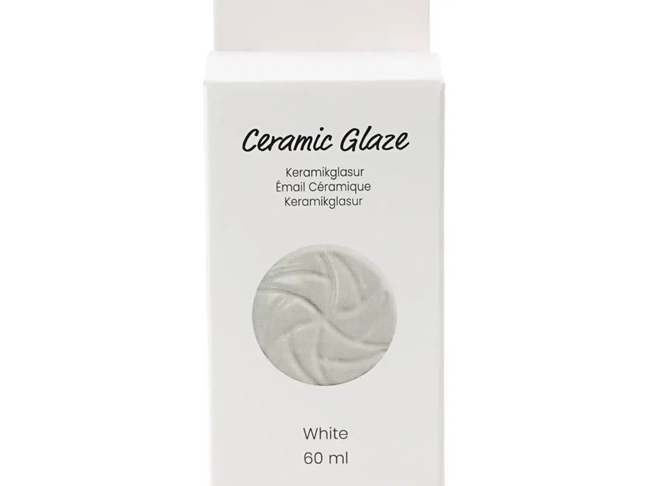 Billede 1 - Keramikglasur, 984-1101 °C, dækkende, white, 60 ml/ 1 ds.